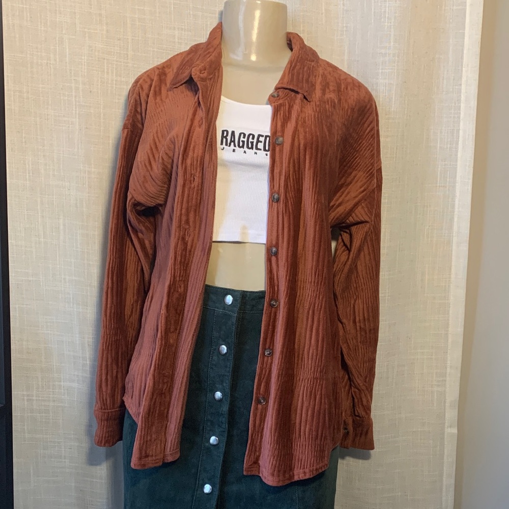 Rust Button-Up Shirt